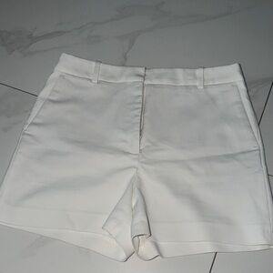 Zara basic white shorts medium